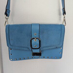 Topshop Cross Body Purse - Bright Turquoise